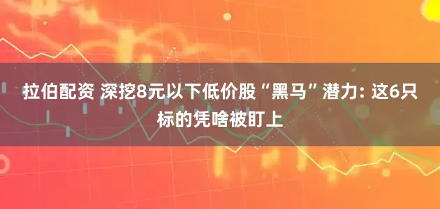 拉伯配资 深挖8元以下低价股“黑马”潜力: 这6只标的凭啥被盯上
